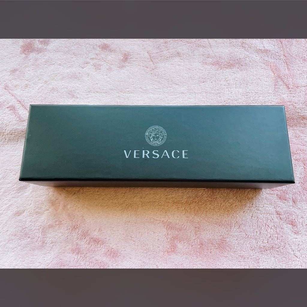 Versace Black Leather Jewelry Box